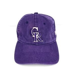 Colorado Rockies New Era Purple Adjustable Dad Hat OSFM MLB Genuine